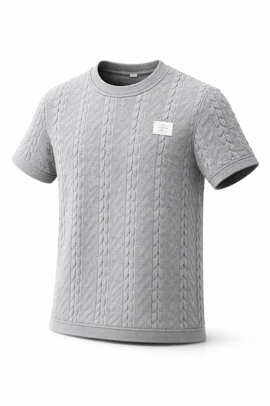 Valea Textured T-Shirt Beige