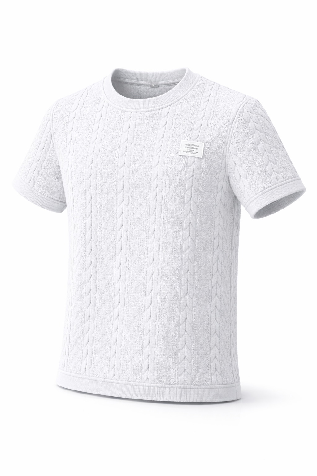 Valea Textured T-Shirt Beige